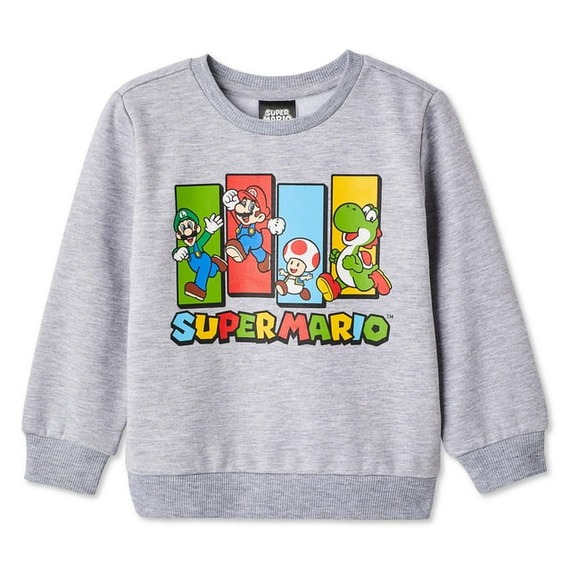 Coton ouaté à imprimé graphique Super Mario pour petits garçons