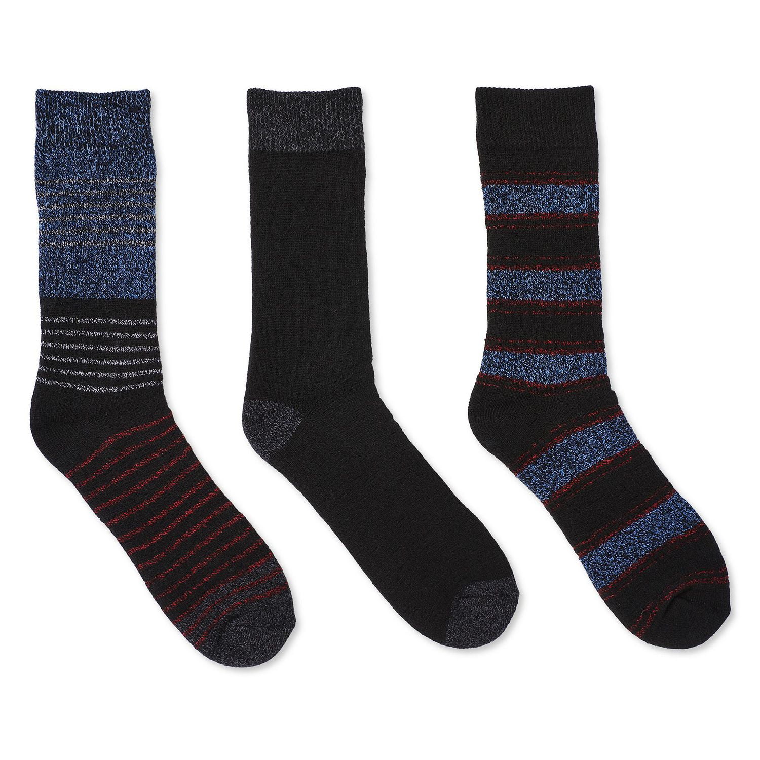 Lot de 3 paires de chaussettes isothermes Athletic Works pour hommes