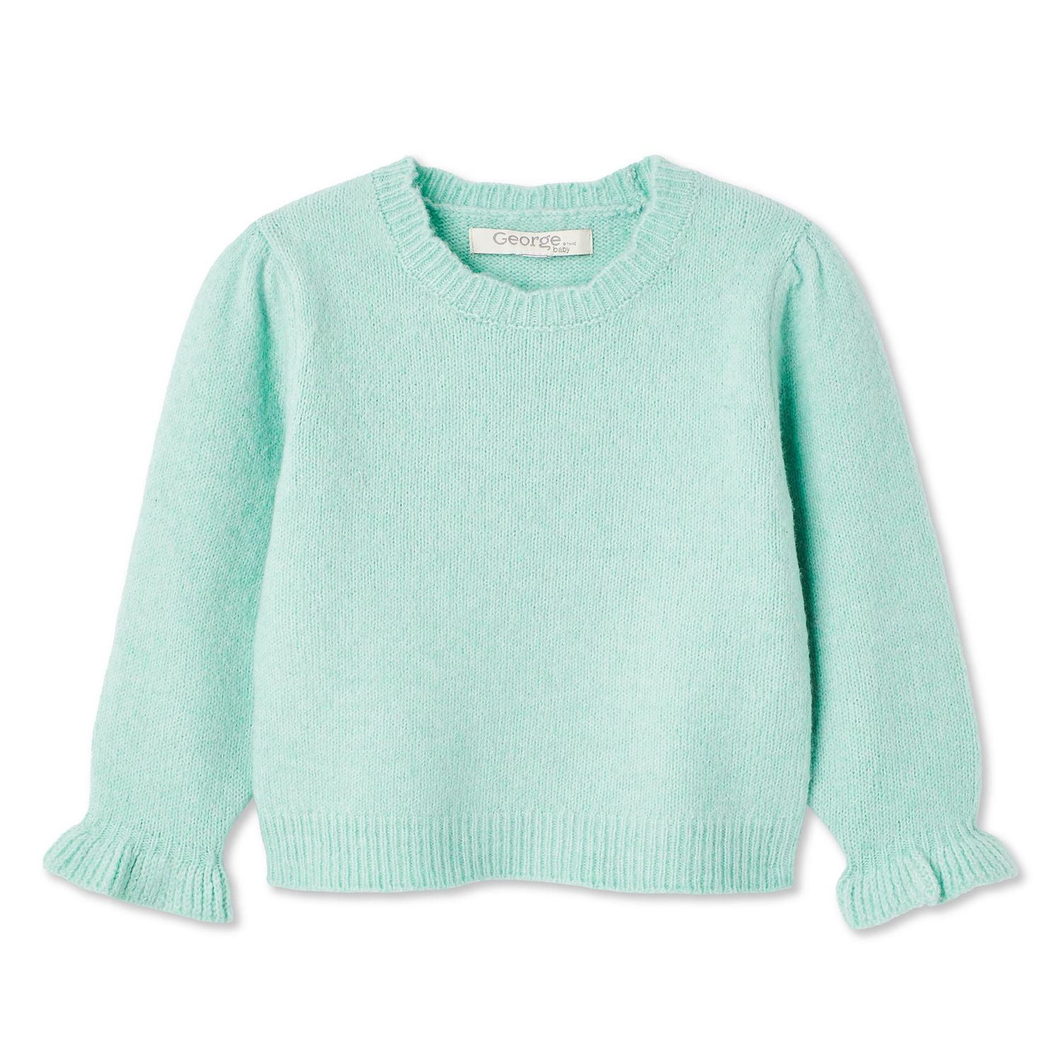 George Baby Girls' Ruffle Cuff Sweater