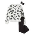 thumbnail image 1 of Btween Toddler Girls' Sweater 3-Piece Set, 1 of 2