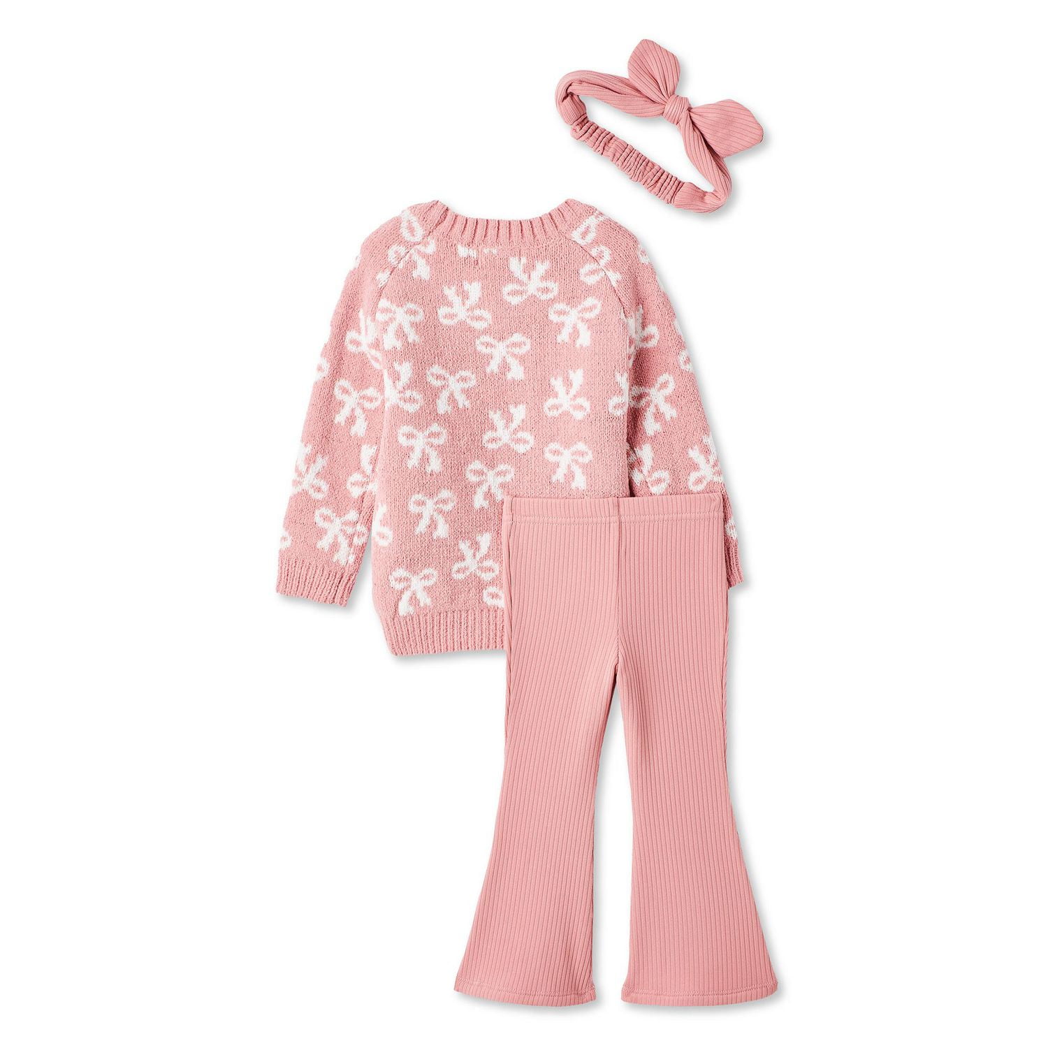 Btween Baby Girls' Sweater 3-Piece Set