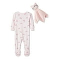 thumbnail image 2 of George Baby Girls' Sleeper 2-Piece Set, 2 of 2