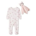 thumbnail image 1 of George Baby Girls' Sleeper 2-Piece Set, 1 of 2
