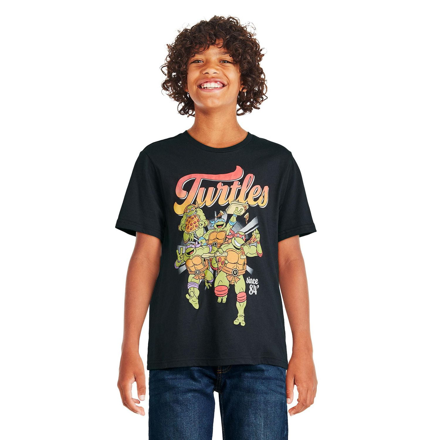 T-shirt à manches courtes Les Tortues ninja pour garçons