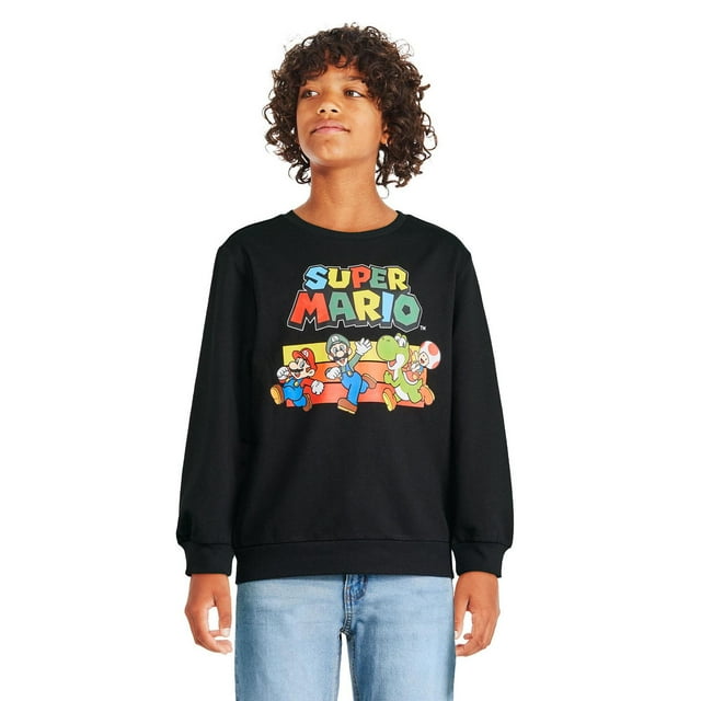 Super Mario Boys' Graphic Sweatshirt