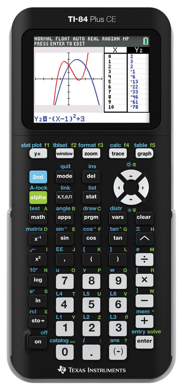 Ti-84 Plus Ce Programmable Color Graphing Calculator 