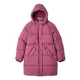 thumbnail image 1 of George Girls' Hooded Long Puffer with Cinched Waist, 1 of 2