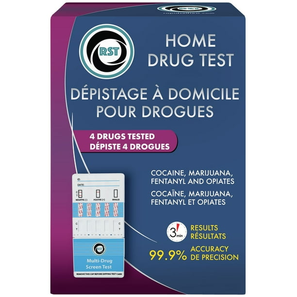 Depistage a Domicile Pour Drouge- Depiste 4 Drogues Test de drogue