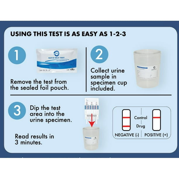 Depistage a Domicile Pour Drouge- Depiste 4 Drogues Test de drogue d’urine  depiste 4 drouges.