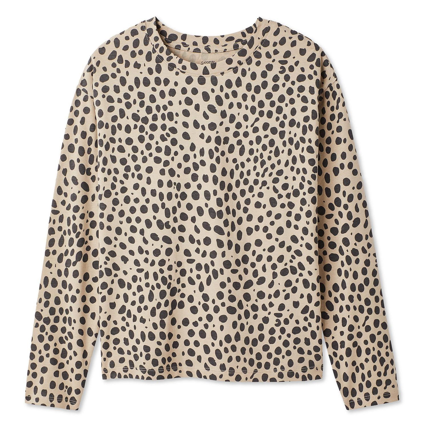 T-shirt imprimé à manches longues George pour filles