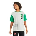 thumbnail image 1 of T-shirt à blocs de couleurs Minecraft pour garçons, 1 of 3
