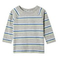 thumbnail image 1 of T-shirt rayé à manches longues raglan George pour bébés garçons, 1 of 2