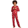 thumbnail image 1 of Hello Kitty Girls' Notch Collar Pajama 2-Piece Set, 1 of 3