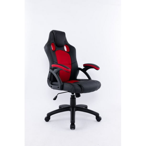 Chaise de bureau noir et rouge de Brassex - 9157 Rd/BLK