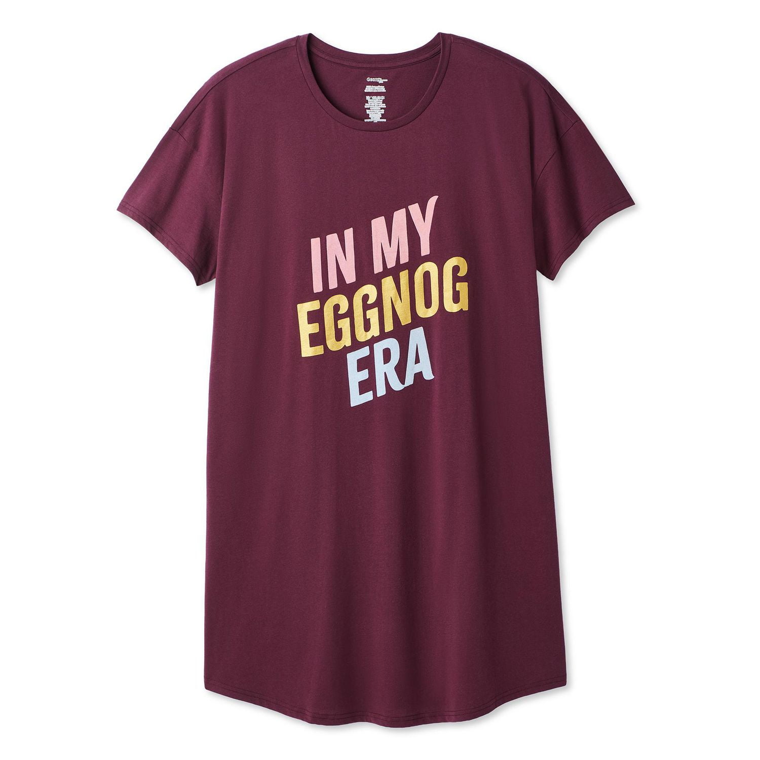 Chemise de nuit à encolure ras du cou George Plus pour femmes