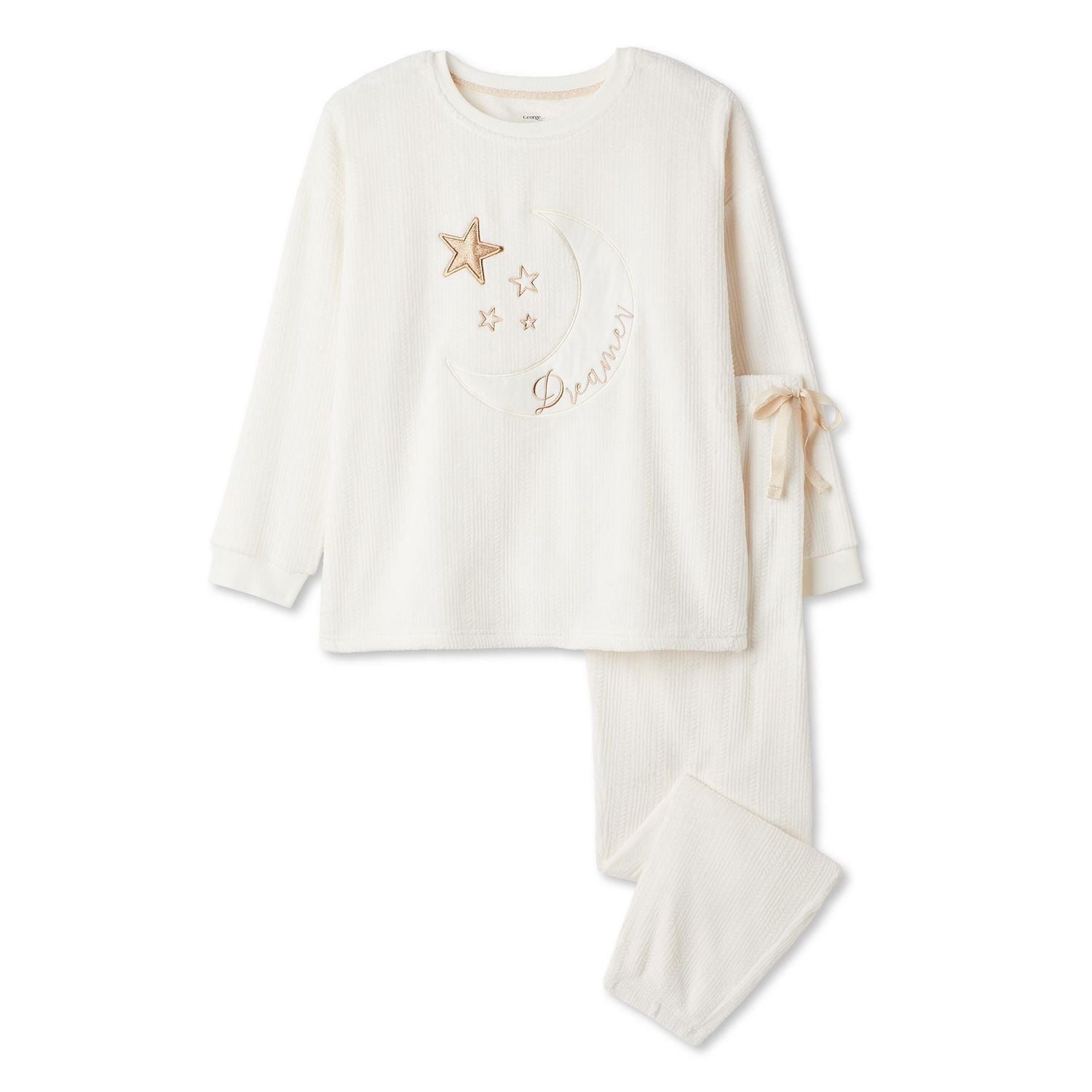 George Women's Plus Plush Pajama 2-Piece Set