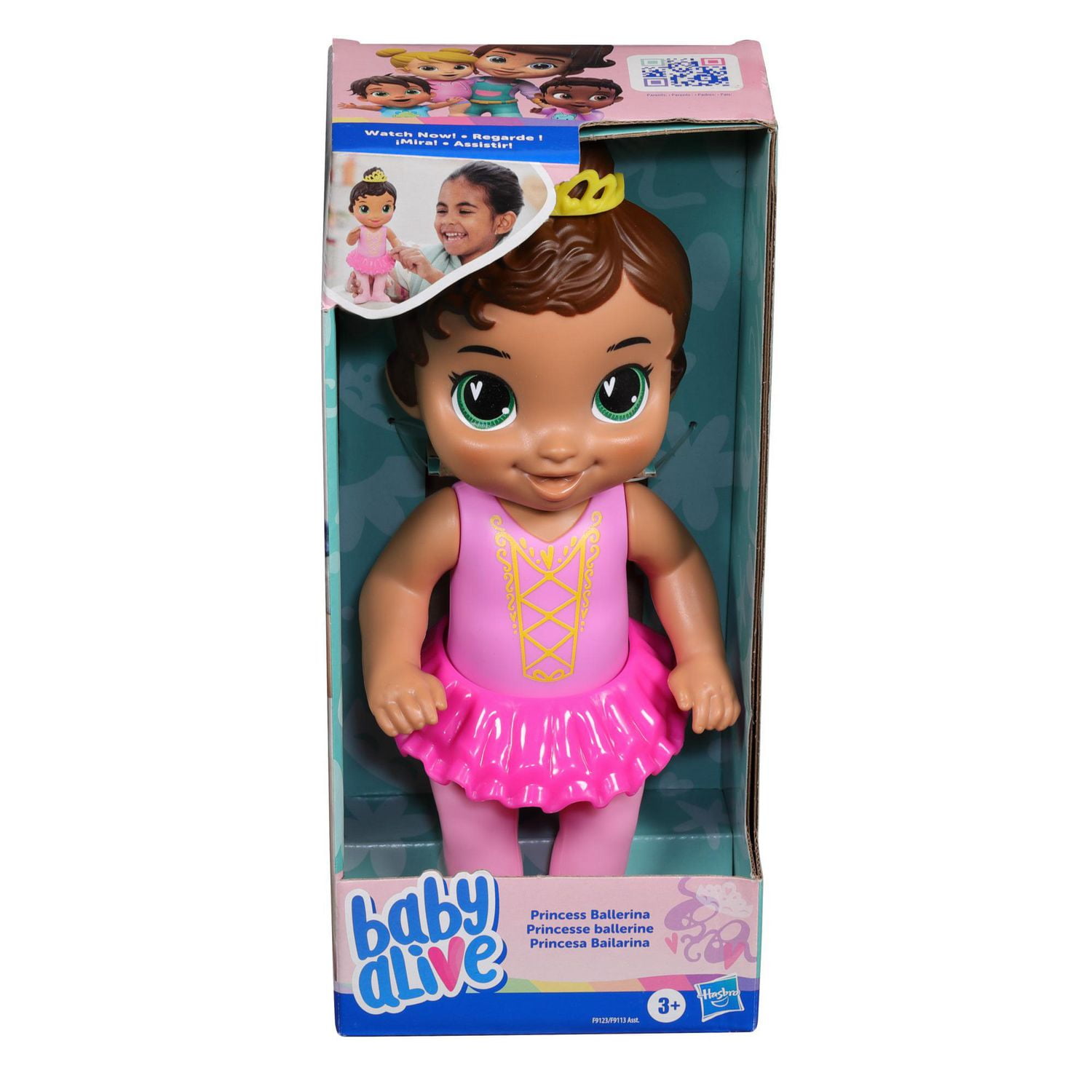 Baby Alive Princess Ballerina Brown Hair Baby Doll Walmart