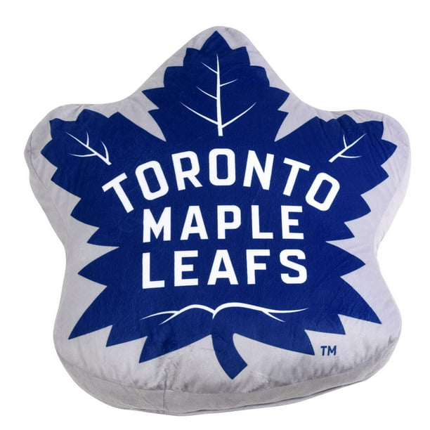 Coussin de logo d'équipe LNH- Toronto Maple Leafs