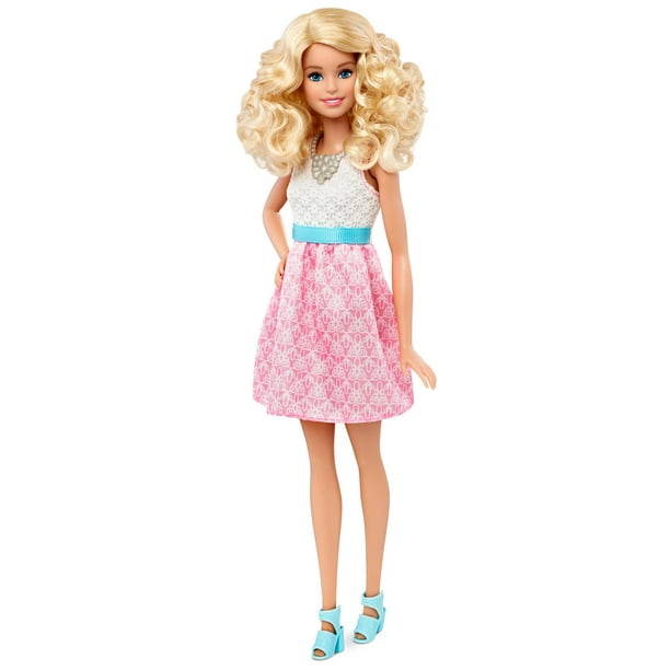 Poupée originale Fashionistas de Barbie n° 14 Rose poudre