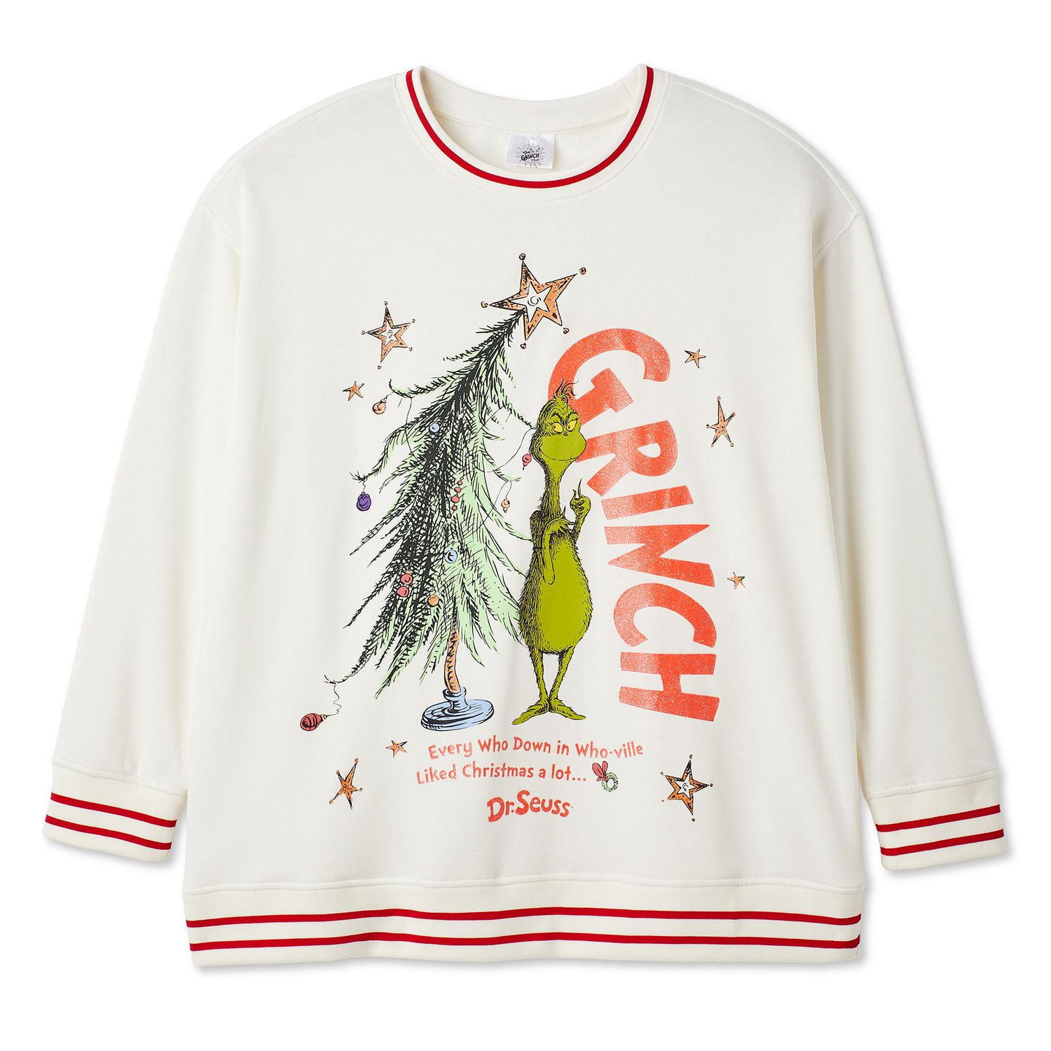 The Grinch Women's Plus Graphic Sweatshirt