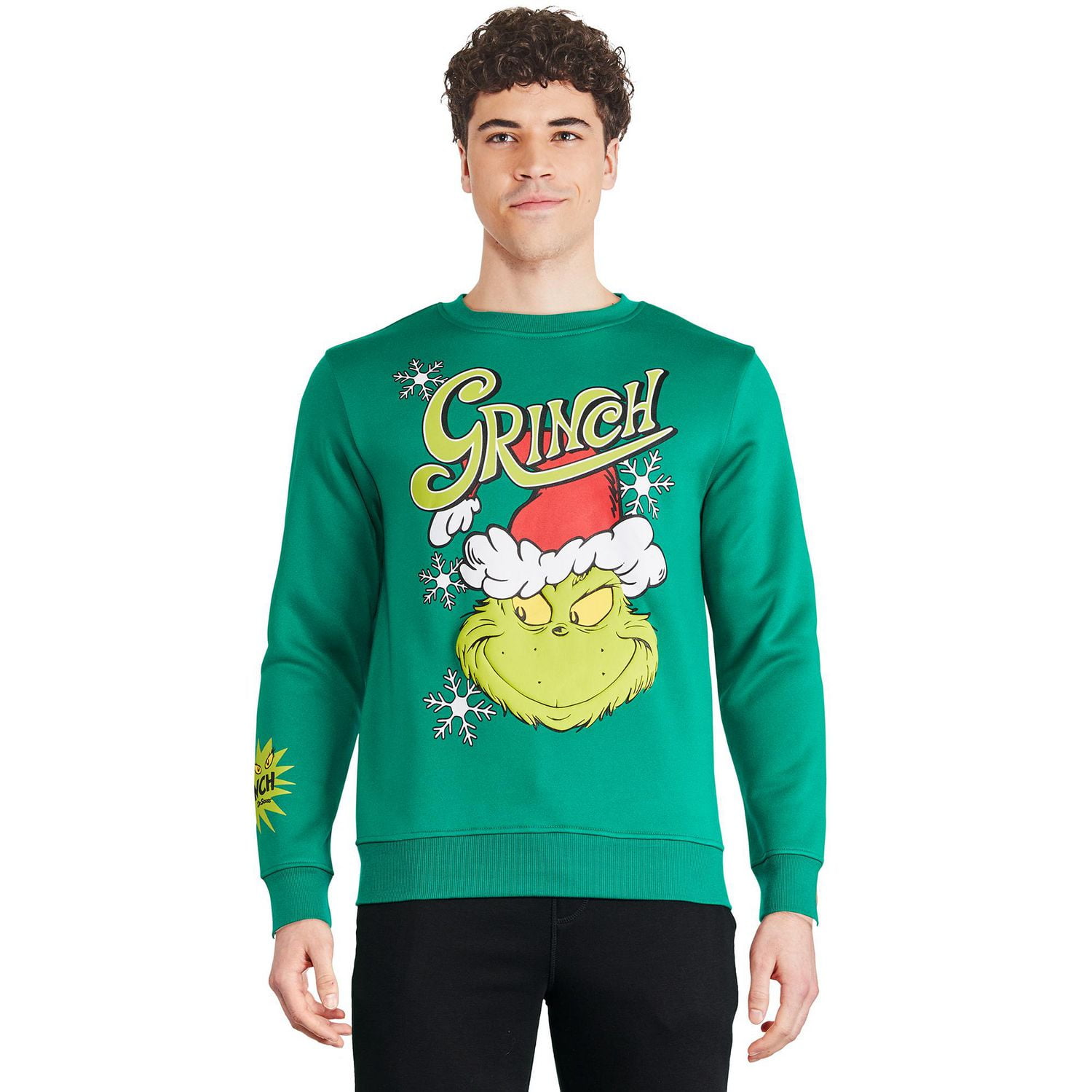 Coton ouaté à imprimé graphique Le Grinch pour hommes