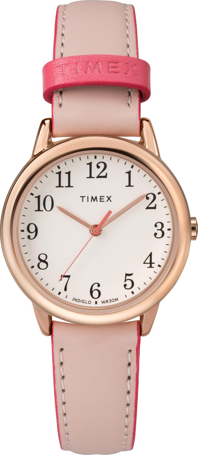 Timex® Easy Reader Color Pop 30mm Leather Strap Watch - Walmart.ca