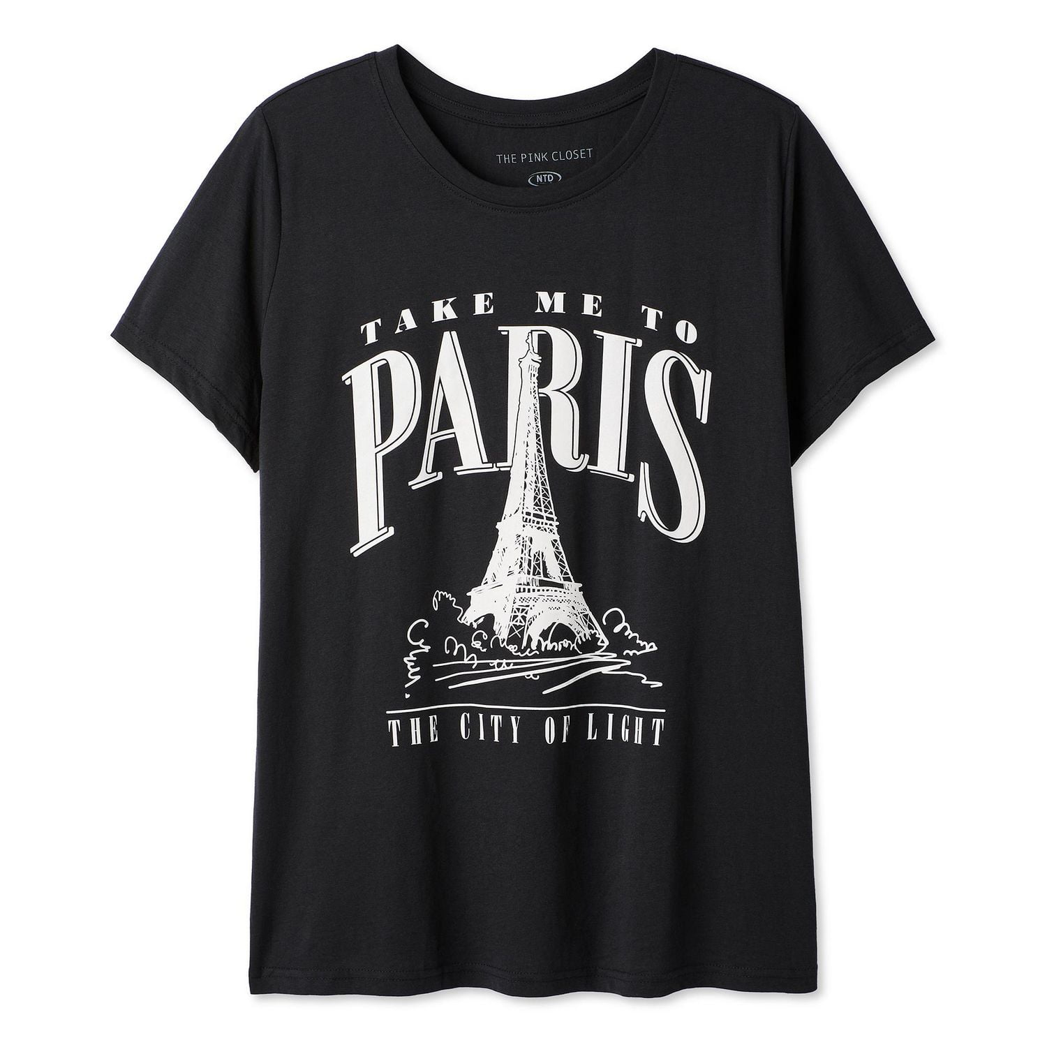 T-shirt Paris The Pink Closet Plus pour femmes
