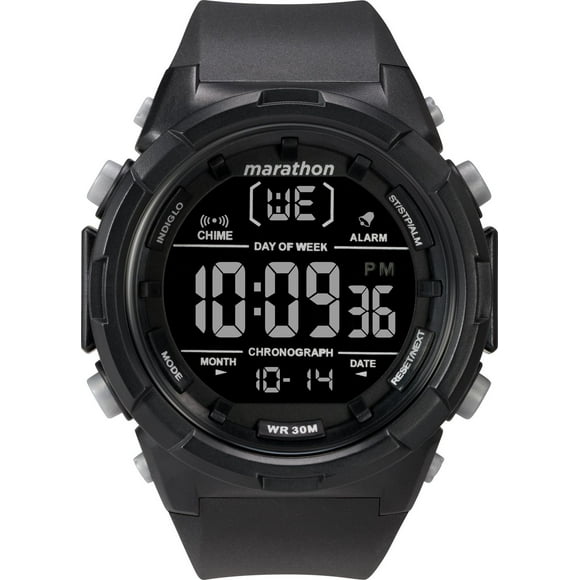 Timex® Marathon® Digital 50mm Resin Strap Watch
