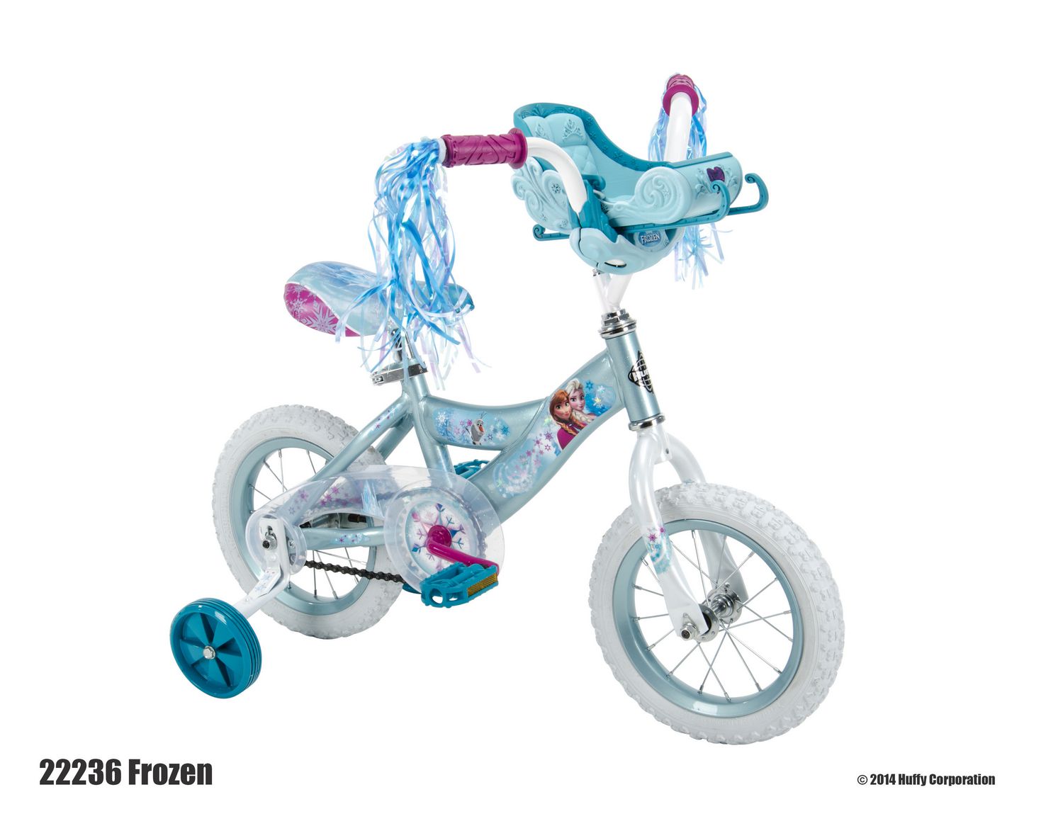 huffy disney frozen cruiser bike with sleigh