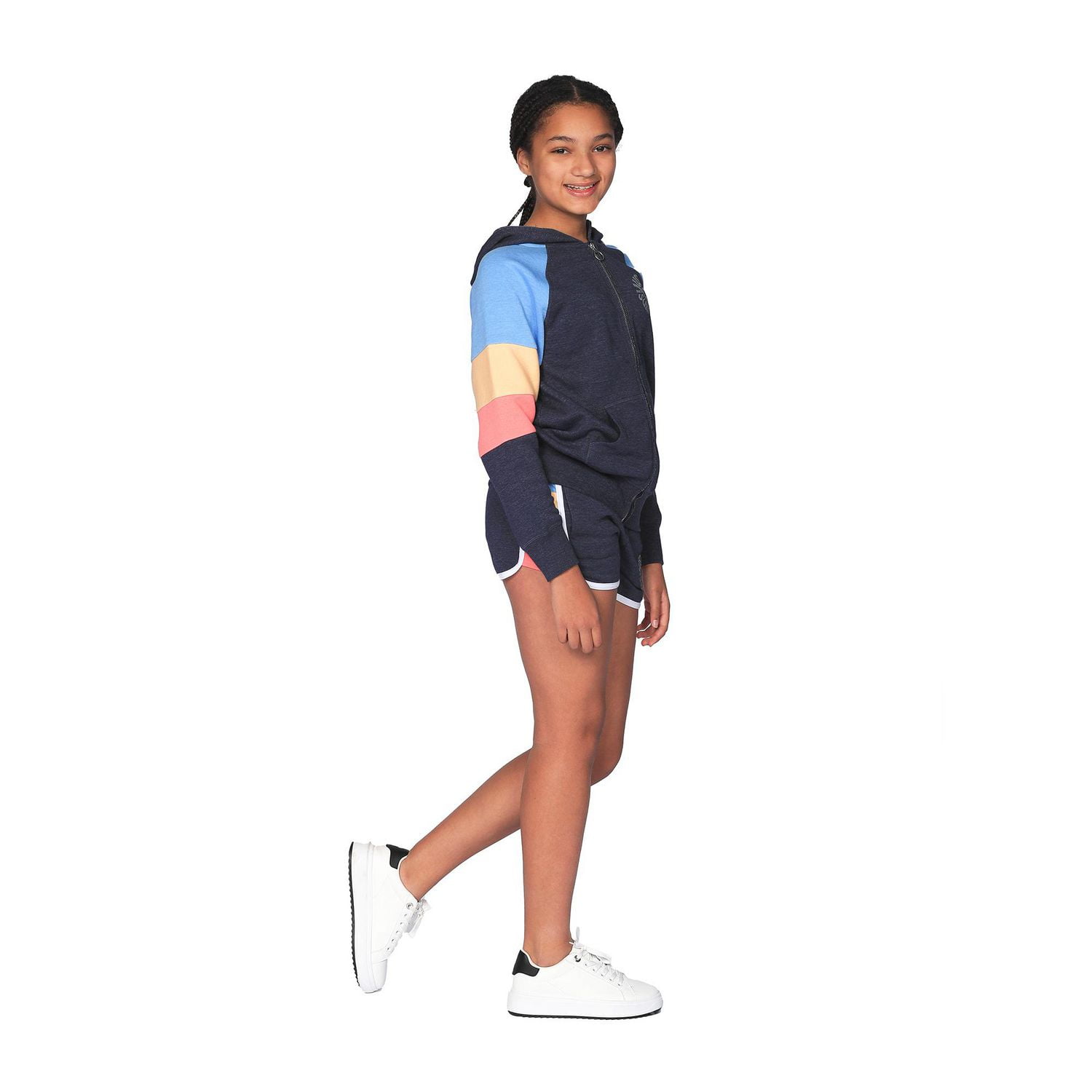 Justice Girls Peace Club Long Sleeve Hoodie