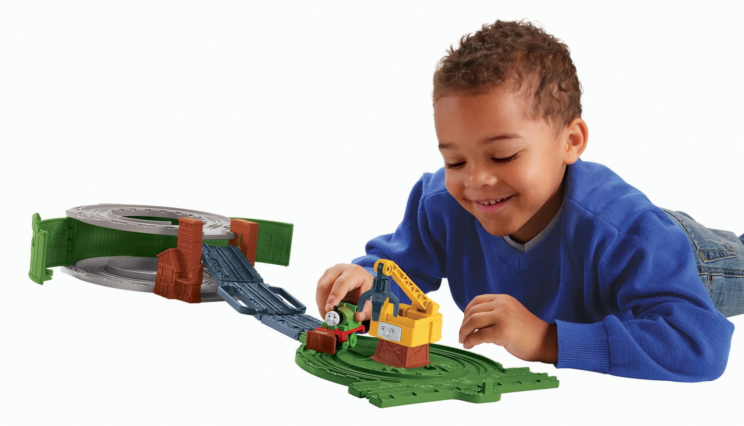 Thomas & Friends Take-n-Play Scrapyard Cleanup Team NEW in high quality Box