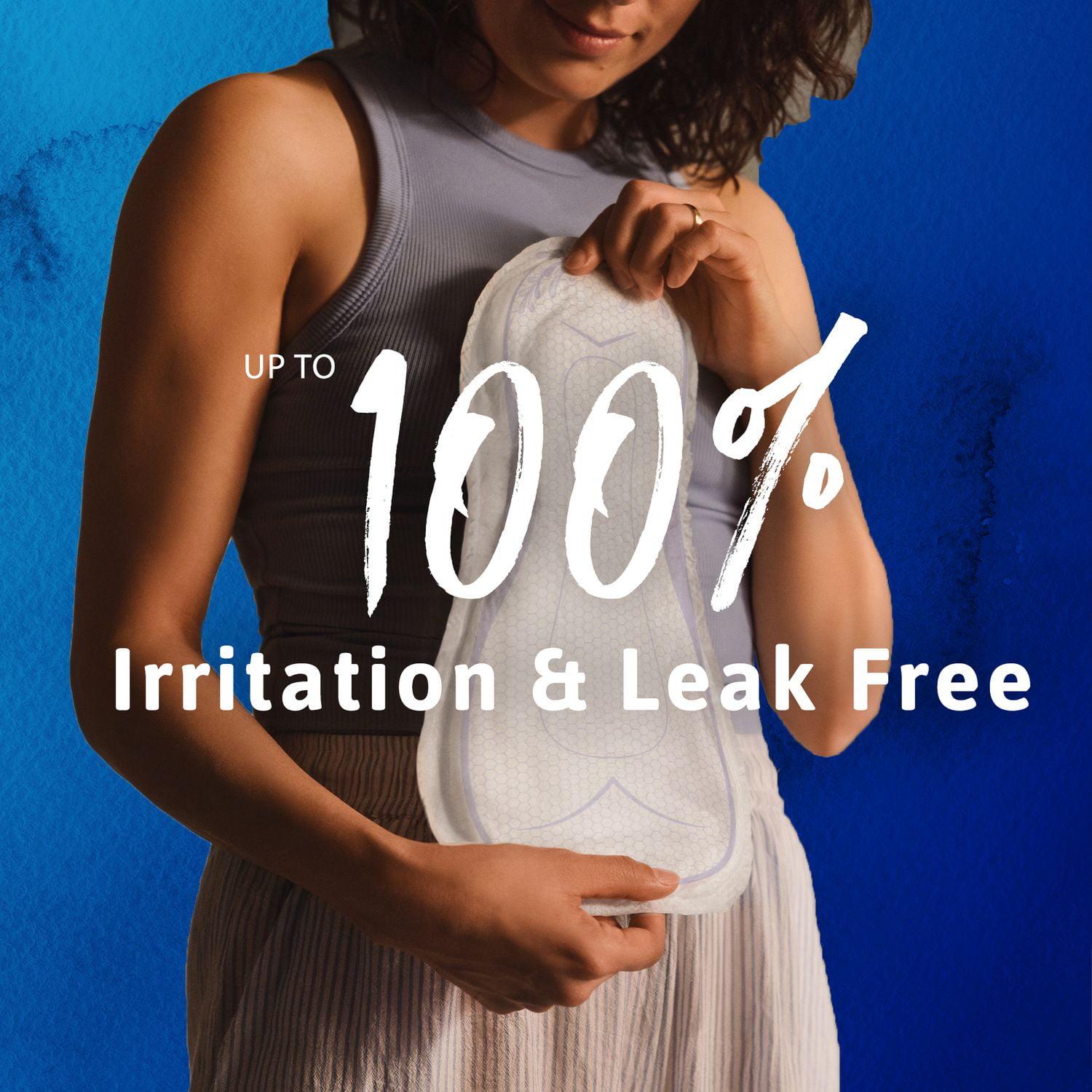 TENA Sensitive Care Overnight Incontinence Pads for Women, Postpartum and Bladder Control, 48 Count