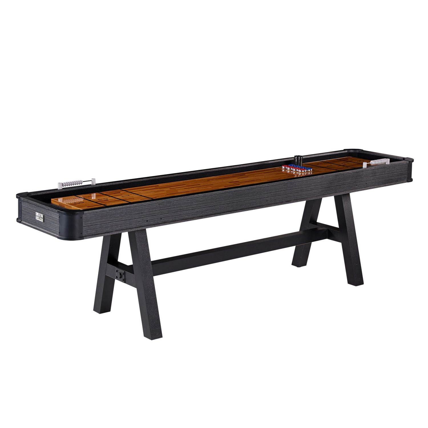 Barrington 9 FT. Harrison Collection Shuffleboard Table and Accessories, Furniture Style, 8