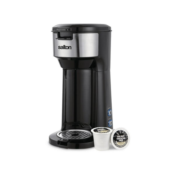 Salton 2-in-1 Single Serve Coffee Maker, 1000W, FC1952
