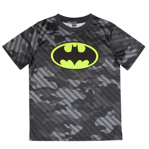 T-shirt sport Batman à manches courtes pour garçons