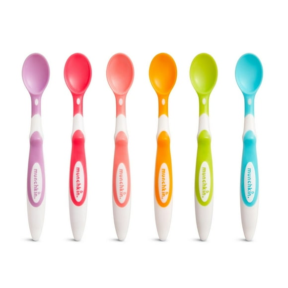 Munchkin Soft-Tip Infant Spoons, 6 pack, Infant Spoons