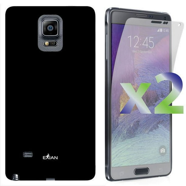 Étui d'Exian pour Samsung Galaxy Note 4 - noir uni
