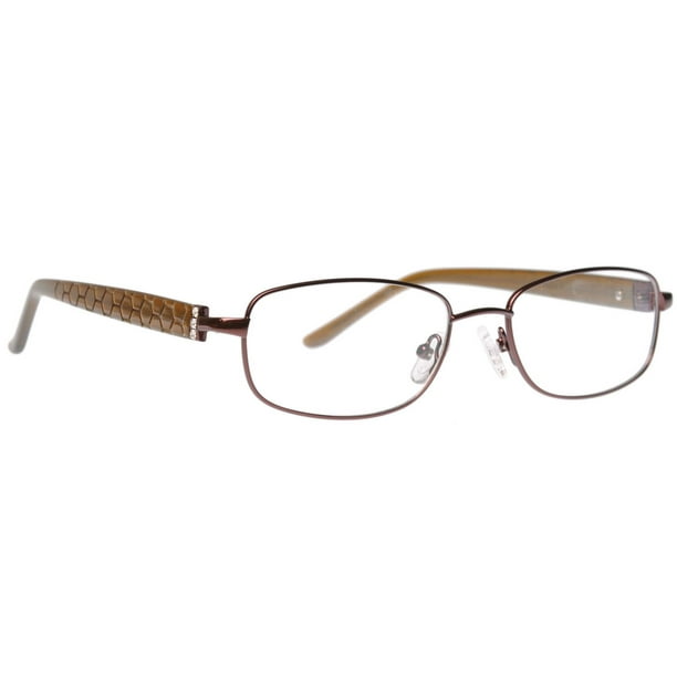 Monture de lunettes IC5795 d'Image Café pour femmes en brun brillant