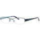 Monture de lunettes 5921 de Minimize pour hommes en bleu/vert – image 1 sur 1