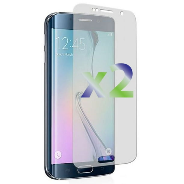 Protecteur d'écran d'Exian pour Samsung Galaxy S6 Edge - transparent, 2 pièces