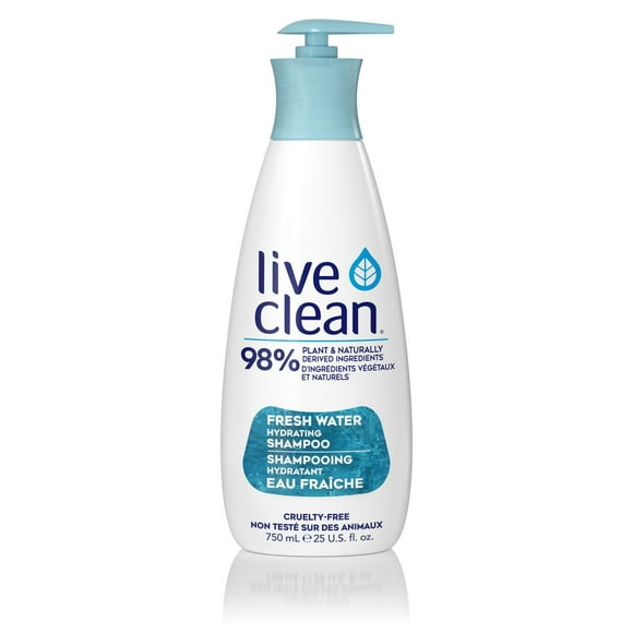 Live Clean Fresh Water Hydrating Shampoo, 750 mL, Shampoo