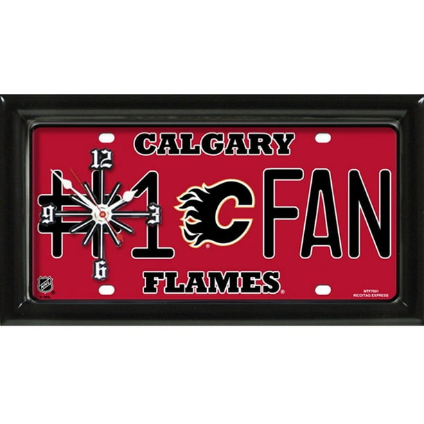 Horloge murale NHL Calgary Flames