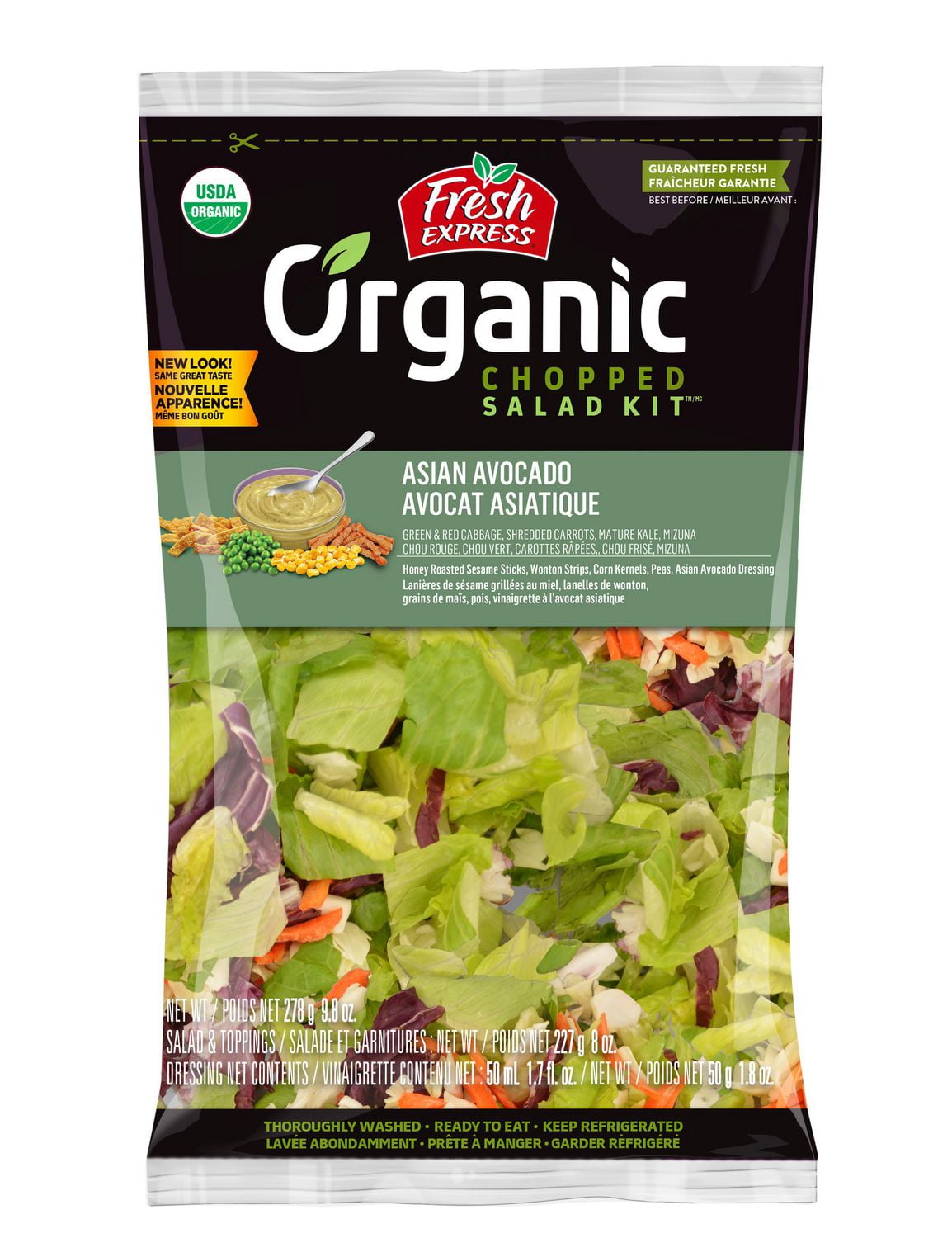 Buy Organic Asian Avocado Salad Kits Online Walmart Canada