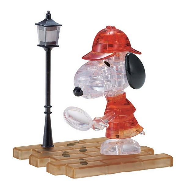 Snoopy Detective 3D Crystal Puzzle