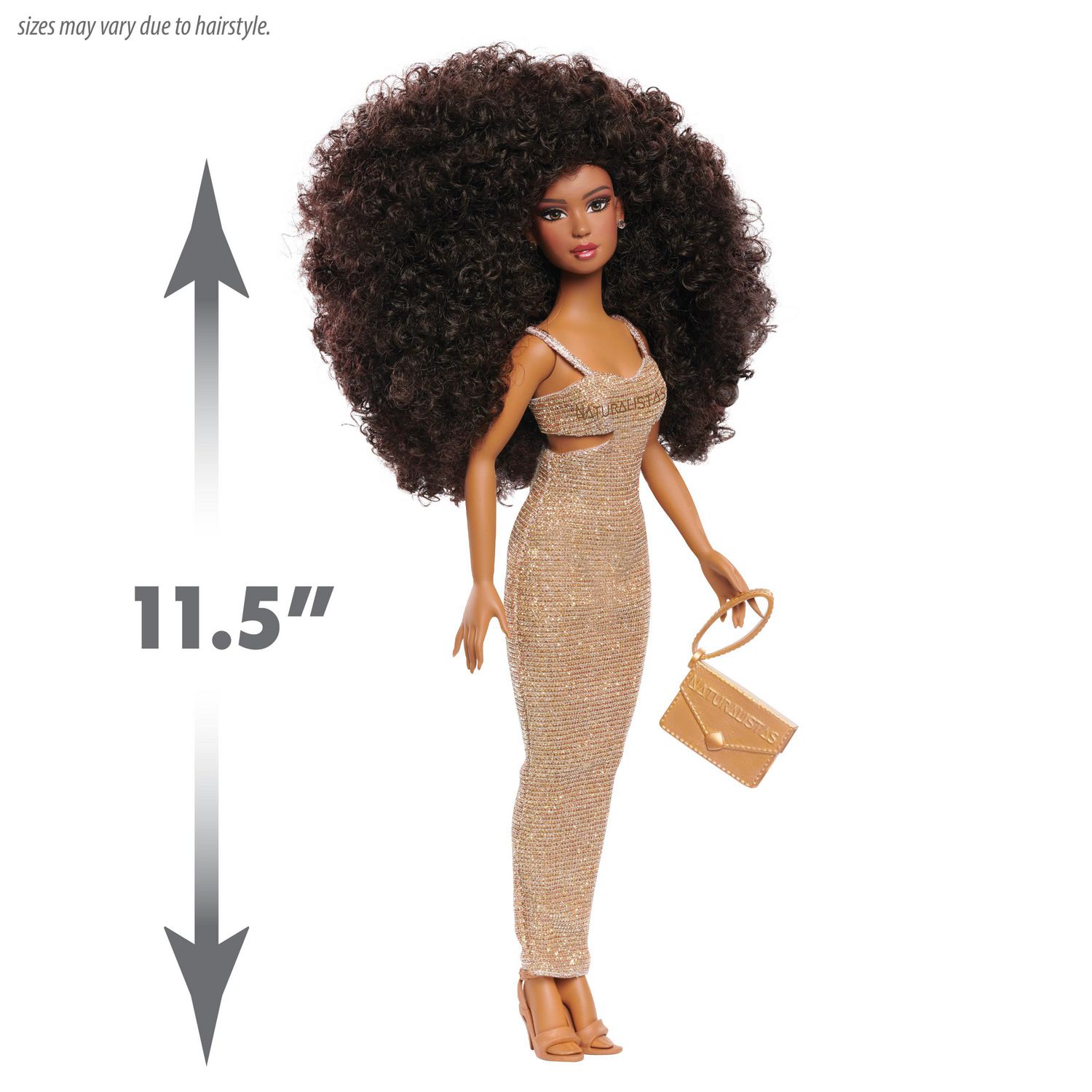 Naturalistas 11 inch Dayna Fashion Doll and Accessories with 3C