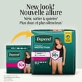 thumbnail image 2 of Depend Fresh Protection Adult Incontinence Underwear for Women, Disposable, Blush, L, 28 ct, 2 of 8