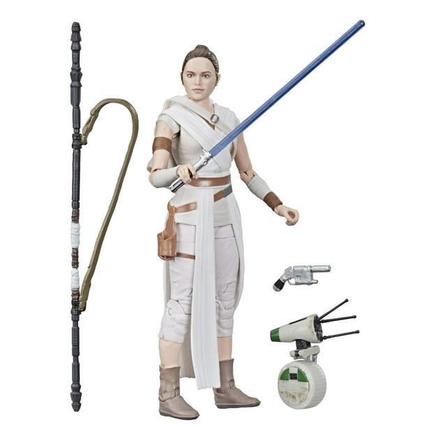 Star Wars The Black Series, figurines articulées Rey et D-O de 15 cm de Star Wars : L'ascension de Skywalker