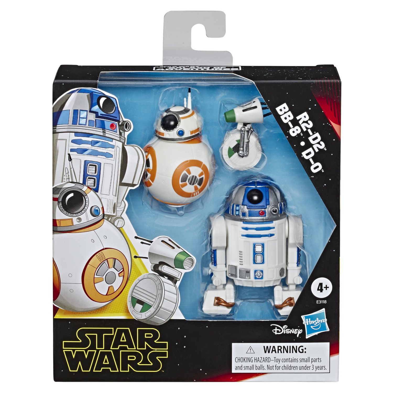 Star Wars Galaxy of Adventures R2-D2, BB-8, D-O Action Figure 3