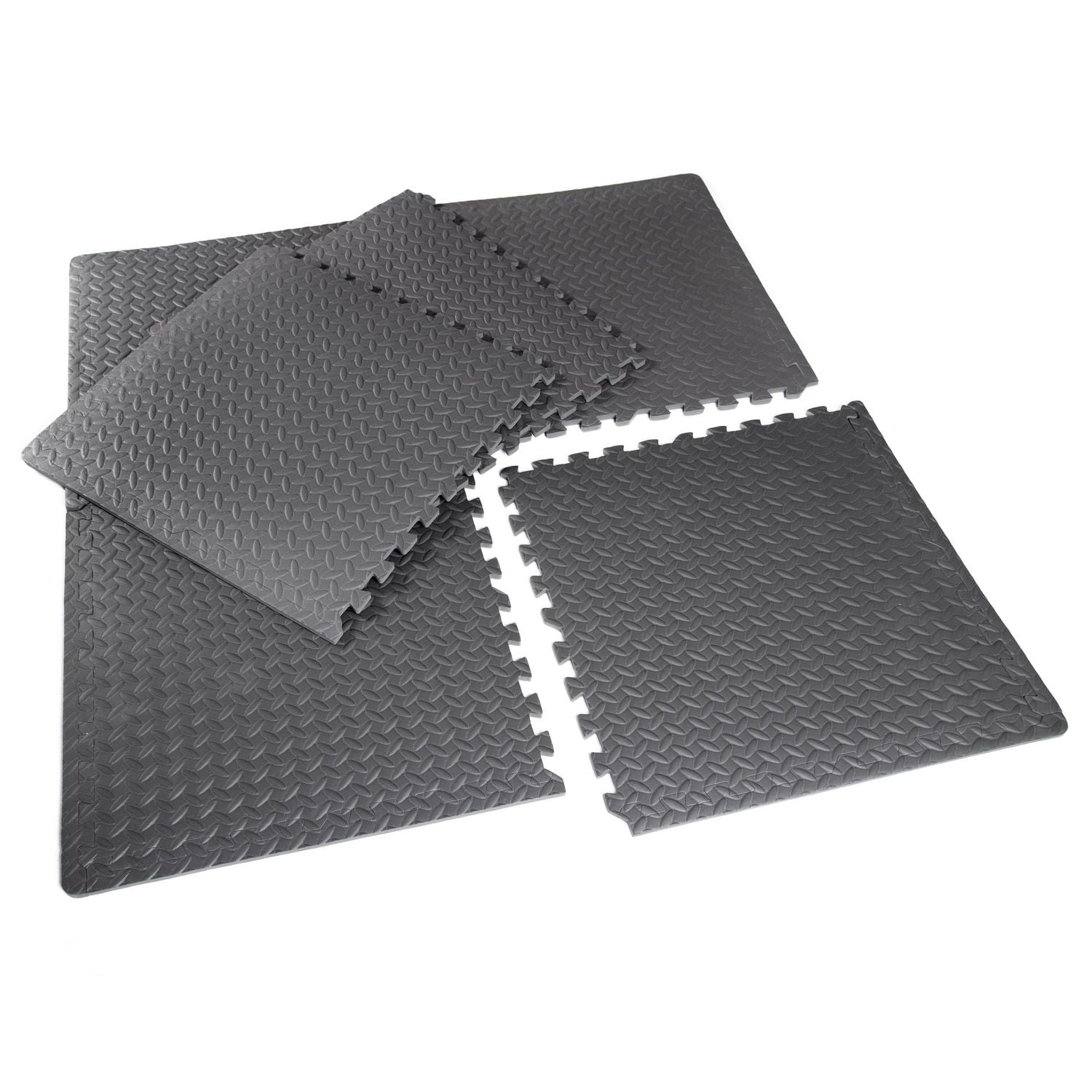 CAP Barbell High Impact Flooring Puzzle Exercise Mat, 6 Pieces, 1