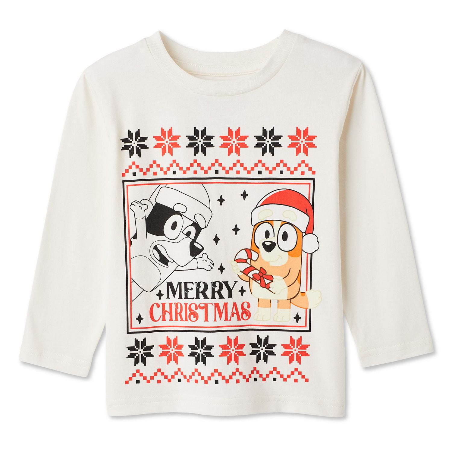 T-shirt à manches longues Bluey pour petits garçons